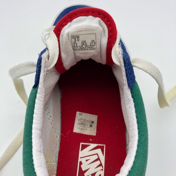 Vans Old Skool Yacht Club Kids Size: Multi Color US 3 - Picture 9 of 9